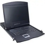 VALUE 19"-KVM-Konsole, 48 cm (19") TFT (16:9), VGA, USB, Tastaturlayout UK