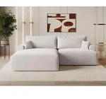 GrainGold Ecksofa L-Form Links Serene - Ecksofa mit Schlaffunktion und...