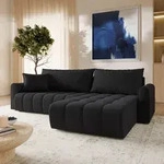 Masseno Ecksofa FRIGA mit Schlaffunktion L-Form, Sofa mit Bettkasten,...