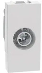 Bticino MatixGO 1 Modul direkte Koaxial-TV-Steckdose wei&szlig; JW4202D