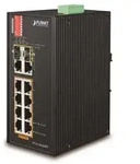 PLANET IFGS-1022HPT, Unmanaged, Fast Ethernet (10/100), Vollduplex, Power over