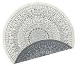 Hanse Home In- & Outdoor Wendeteppich Rund Porto, Creme Grau, wendbar, robust -...