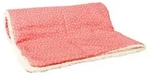 Flamingo Hundedecke Lief rechteckig beige/rot, Ma&szlig;e: 150 x 100 x 2 cm