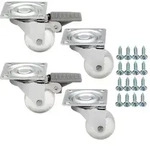 SOTECH M&ouml;belrolle KIEL &Oslash; 35 mm transparent (2+2 Set)