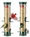 Vogelfutterspender 2 St&uuml;ck 38cm mit 6 Anflugstangen f&uuml;r Wildv&ouml;gel ganzj&auml;hrig