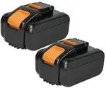 EXTENSILO 2x Akku kompatibel mit Rockwell RK2812, RK2853K2, RK2812K, RK2852K2,