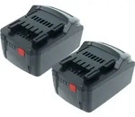 EXTENSILO 2x Akku kompatibel mit Riexinger MSG 40 A, HG 90 A, MSG 63 A, HG 100 A