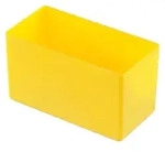 h&uuml;nersdorff 624200, Aufbewahrungsbox, Gelb, Rechteckig, Polystyrol (PS),...