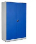 STIER Universalschrank 1950 x 1200 x 420 mm mit 4 Fachb&ouml;den lichtgrau...