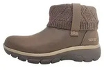 Skechers Easy Going Damenschuhe Rei&szlig;verschluss Schaftstiefel Braun Freizeit -...
