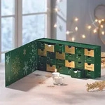 BRAST Adventskalender | Kerzen Gl&uuml;ckslicht | 24 Botschafts-Teelichter |...