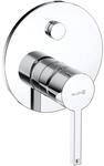 KLUDI 207630515 NOVA FONTE UP-Waf&uuml;-/Br.-EHM Push - Silber