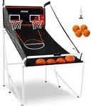 VEVOR Faltbares Basketball-Automatenspiel, 2-Spieler Indoor-Basketballspiel,