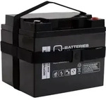 Q-Batteries 12LCP-50 12V 50Ah AGM Bleiakku mit Tragegurt