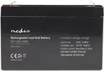 Nedis Wiederaufladbare Blei-S&auml;ure-Batterie - 6 V - 7200 mAh - Schwarz