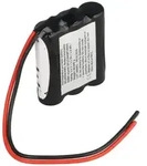 Notleuchtenakku NiMH 6V 3000mAh F1x3 Mignon AA mit 150mm Kabel ersetzt GP125AAMT3BMX