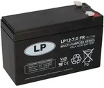 Landport LP12-7 T1 12V 7Ah AGM Bleiakku VdS 4,8 mm Faston