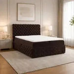 Home Collective Boxspringbett Polsterbett Doppelbett 140x200 cm Bett mit...
