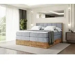 ALTDECOR Boxspringbett mit Matratze und Lattenrost, Topper, Polsterbett mit