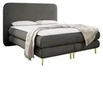 MIRJAN24 Boxspringbett Amaretto, Schlafzimmer, Dopellbett mit Topper (Farbe: Nazar