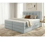 Boxspringbett Best XL mit 2 Bettk&auml;sten und Topper, mit Taschenfederkern- und