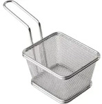 APS 40620 Servier-Frittierkorb SNACKHOLDER, Edelstahl, 10 x 8,5 cm, H&ouml;he 6,5...