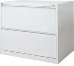 STIER H&auml;ngeregistraturschrank, 2 Schubladen, zweibahnig, f&uuml;r 320 DIN A4