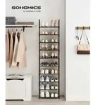 SONGMICS 10 Ebenen Schuhregal, Schuhablage 173 x 45 x 28 cm Schuhschrank -...