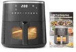 A. Basics 5,7-Liter-Hei&szlig;luftfritteuse mit Sichtfenster, 8 voreingestellte Men&uuml;s, -
