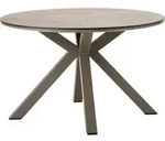 Dehner Gartentisch Marseille, runder Dining-Tisch, bis zu 4 Sitzpl&auml;tze, &Oslash; 120 cm,
