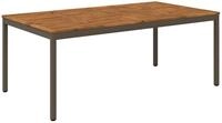 vidaXL Gartentisch Natur und Kaffee 196 x 100,5 x 75 cm
