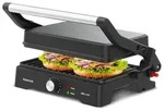 Taurus Grill&Co, Schwarz, Edelstahl, Rechteckig, Drehregler, 275 x 173 mm, Scharnier,