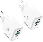 Wicked Chili 2x 20W Dual USB-Netzteil mit USB-A und USB-C Anschluss, Fast Charge