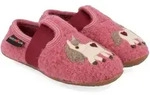 Haflinger Everest Unicorn M&auml;dchen Hausschuhe mit Einhorn-Motiv Rosa (Heather...