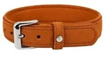 Das Lederband Hundehalsband Denver V2 Cognac, L&auml;nge: 45 cm / Breite: 25 mm -...