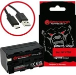 Berenstargh Akku mit USB-C Input f&uuml;r Sony NP-F750 F330