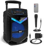 Pyle PA Bluetooth Lautsprecher, Karaoke Maschine und Karaoke Mikrofon, Musikbox -