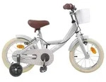 vidaXL Kinderfahrrad 16 Zoll f&uuml;r 4-6 Jahre alt Hellgrau - Hellgrau