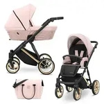 Kinderwagen Kunert Ivento Premium 2in1 - goldene Rahmenfarbe - Farbe: Smoky...