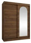 MIRJAN24 Kleiderschrank Selfie 150, Schwebet&uuml;renschrank mit zwei...