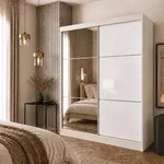 BEAUTYSOFA | Schwebet&uuml;renschrank VIVA 200 cm Kleiderschrank Kaschmir mit...