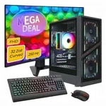 GAMEMAX Gaming-PC MegaDeal AERIS GB Komplett-SET AMD Ryzen 7 5700X 32GB 1TB SSD...