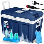 KESSER&reg; 40L K&uuml;hlbox mit Rollen 12V/230V, thermoelektrisch, mit ECO Modus