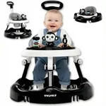 Twinky&reg; Lauflernhilfe in Schwarz | Lauflernwagen mit Spielset und Zubeh&ouml;r f&uuml;r