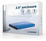 Gembird EE2-U3S-3-DB, HDD-Geh&auml;use, 2.5", SATA, 5 Gbit/s, USB Anschluss, Blau