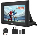 VEVOR 4,3 m aufblasbare Leinwand, 600D waschbare aufblasbare...