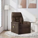 vidaXL Massagesessel Braun Mikrofasergewebe