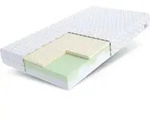 Matratze 80x200 cm BITONTO 7 Zonen H2 H3 Kaltschaum Latex HR-Schaum Jersey...