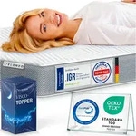 ELONEO Viscoelastischer Matratzen Topper 90x200cm, Matratzentopper mit Memory...