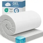 ELONEO Gel Topper 160x200cm, Matratzentopper aus 8 cm hohem Gel-Memory- Schaum,
